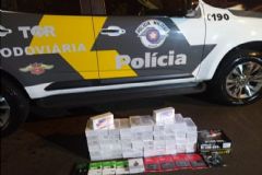 Polícia Rodoviária apreende mais de 60 celulares e peças de computadores sem nota fiscal em rodovia 
