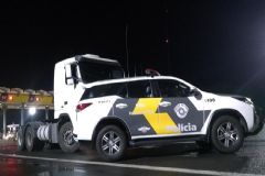 Em patrulhamento, Polícia Rodoviária apreende caminhão que constava como produto de furto