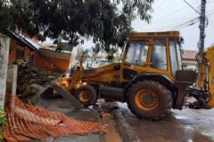 Chuvas transformam a Cidade de Botucatu num verdadeiro clima de guerra