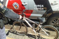Em patrulhamento pelo setor Leste da Cidade, ROCAM localiza bicicleta furtada com receptador