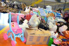 Prefeitura encerra a arrecadação de donativos para vítimas da chuva