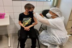 Campanha da Prefeitura aplica mais de 4 mil doses de vacina contra a covid-19 em crianças de 5 a 11 anos