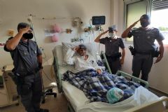 Militar da Reserva convocado para Guerra é homenageado no Hospital das Clínicas de Botucatu