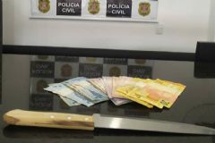 Dupla é presa em flagrante pela GCM após consumar roubo à mão armada em sorveteria em São Manuel