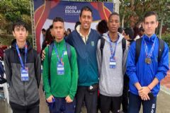 Velocista botucatuense conquista duas medalhas nos Jogos Escolas do Estado em Praia Grande