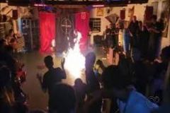 Incêndio em culto de templo religioso instalado na região central de Botucatu deixa pessoas feridas