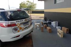 Polícia Rodoviária apreende bebidas contrabandeadas da Argentina em pedágio de rodovia da região