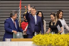 Cerimônia na Assembleia Legislativa empossa Tarcísio de Freitas como o 64º Governador do Estado de São Paulo