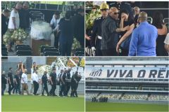 Pelé  foi sepultado após velório com a presença de autoridades, amigos, jogadores e mais de 230 mil fãs