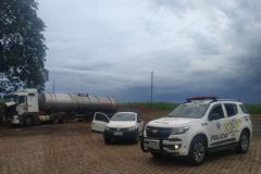 Polícia Rodoviária flagra furto de 500 litros de óleo vegetal em rodovia no Município de São Manuel