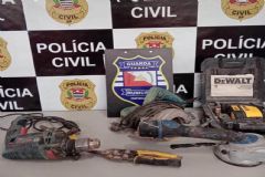 Operação das forças de segurança de Itatinga identifica autores de furto de ferramentas