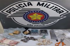 Policiais da 1ª Companhia do Batalhão de Botucatu prendem indivíduo traficando no Jardim Brasil